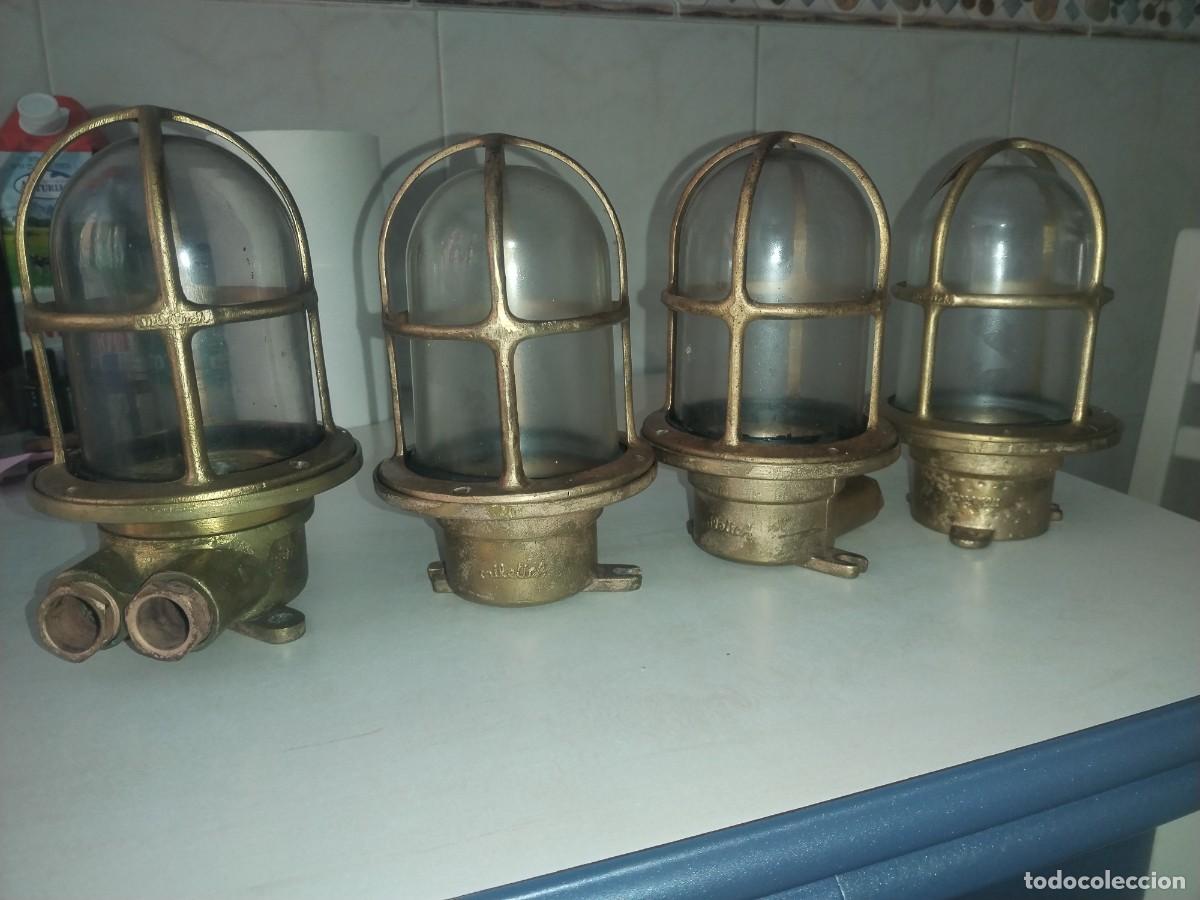 Antig&uuml;edades: Faroles Miletich bronce - Foto 1