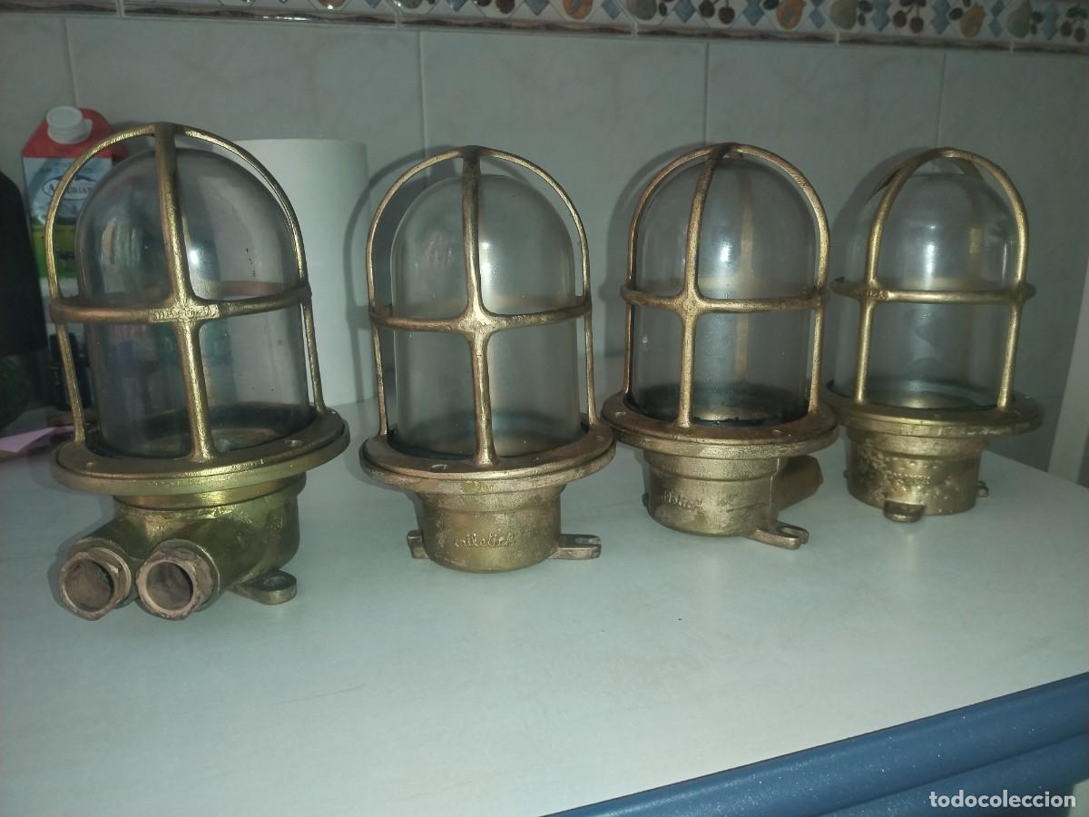 Antig&uuml;edades: Faroles Miletich bronce - Foto 2