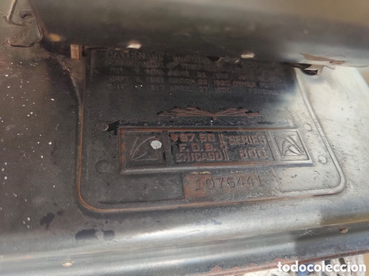 Antig&uuml;edades: MAQUINA MARCAR CHEQUES - HEDMAN MFG.Co - Foto 4