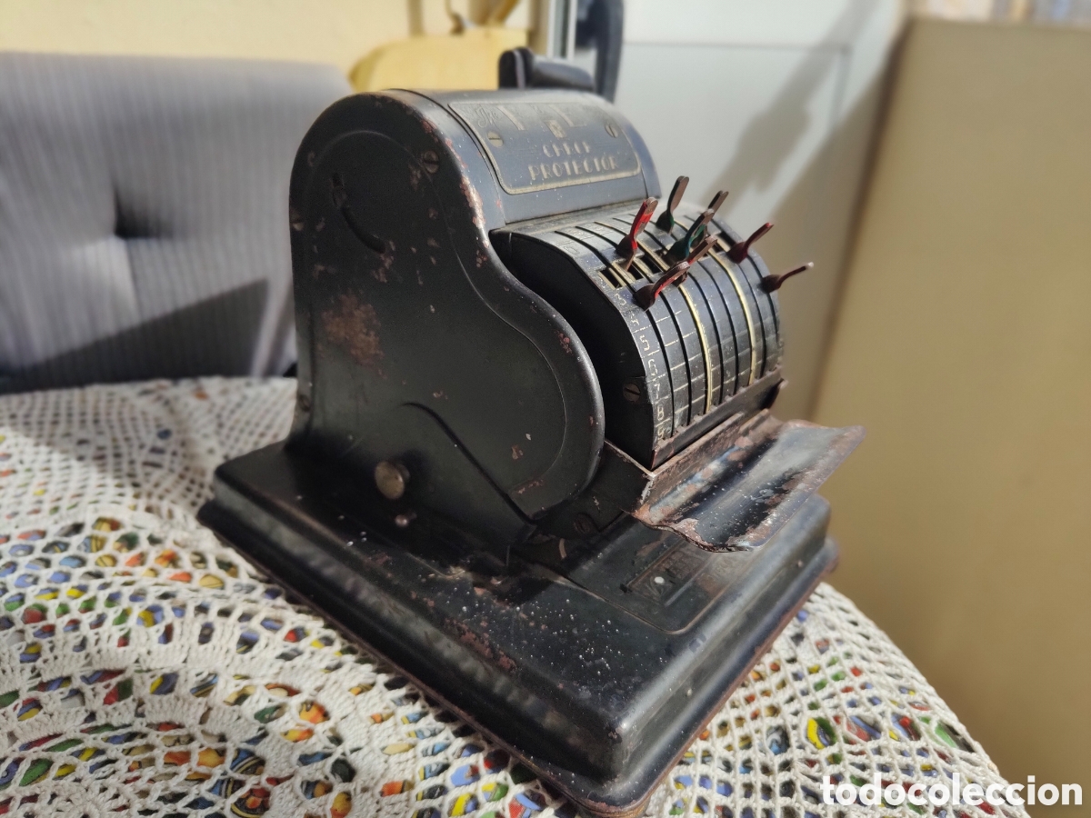 Antig&uuml;edades: MAQUINA MARCAR CHEQUES - HEDMAN MFG.Co - Foto 6