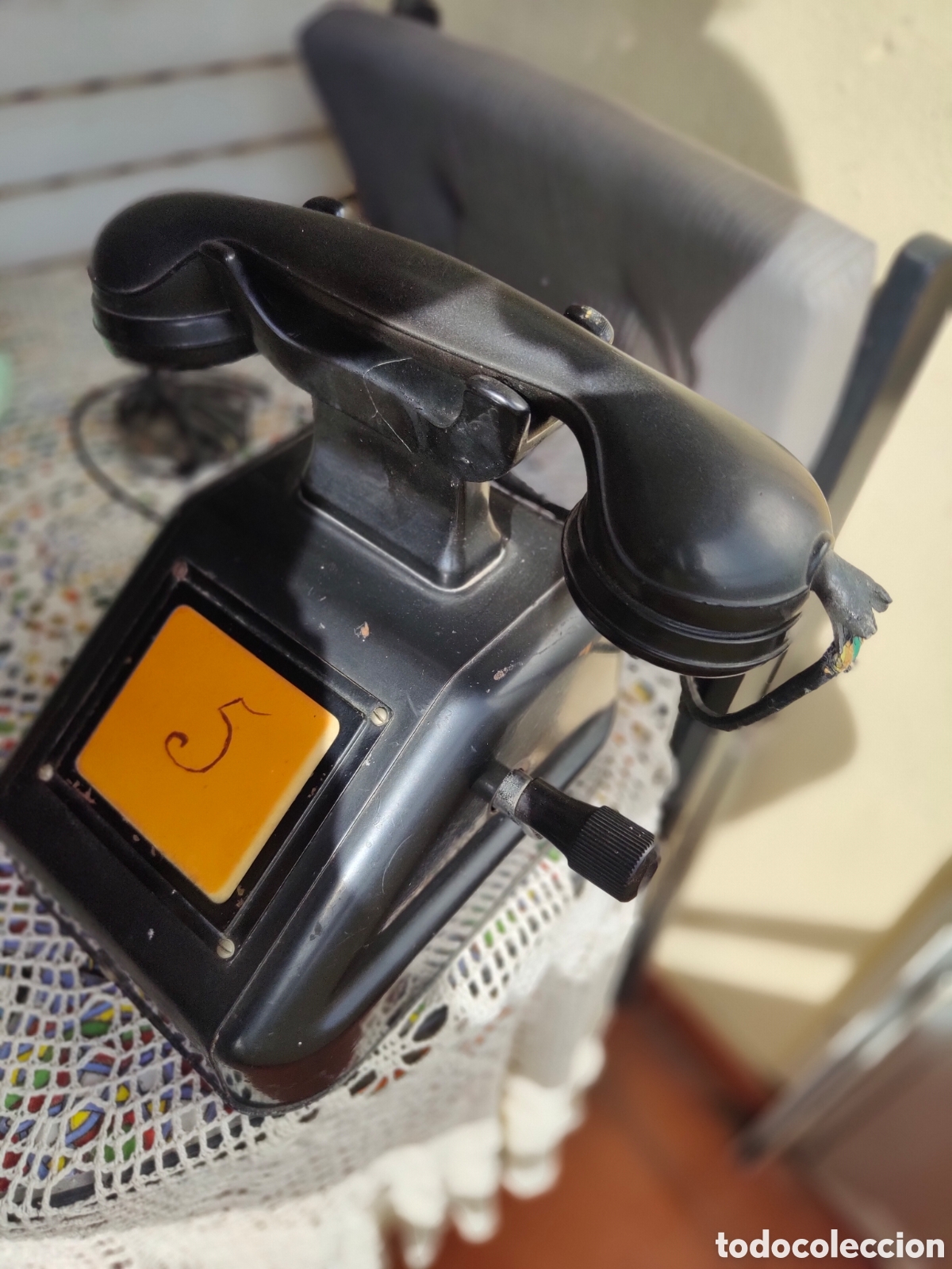 Tel&eacute;fonos: ANTIGUO TEL&Eacute;FONO DE MANIVELA - Foto 2