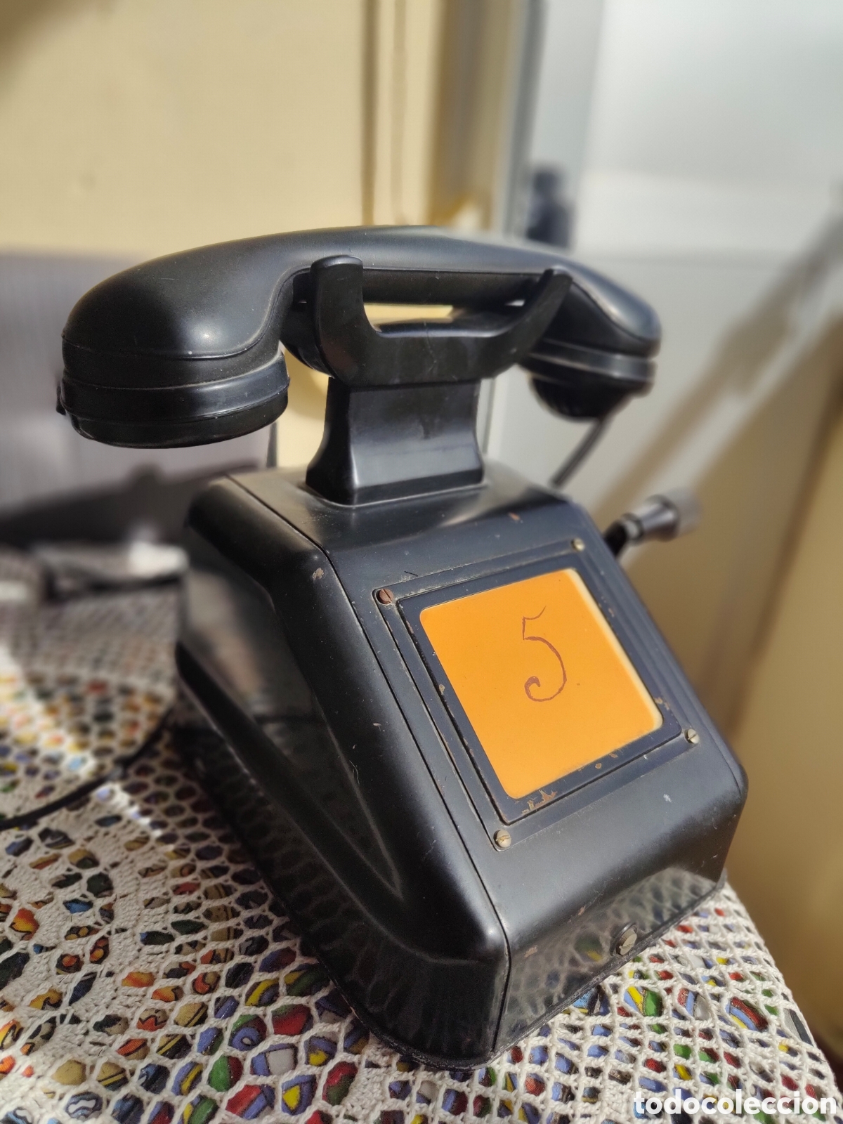 Tel&eacute;fonos: ANTIGUO TEL&Eacute;FONO DE MANIVELA - Foto 3