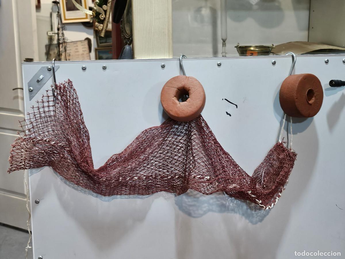 Antig&uuml;edades: 3 corchos con redes marino - Foto 1