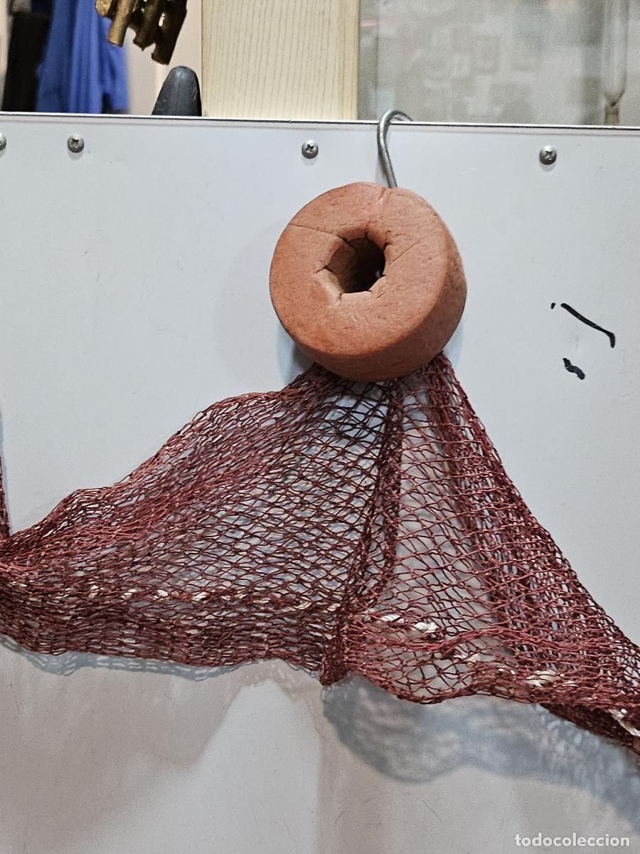 Antig&uuml;edades: 3 corchos con redes marino - Foto 3