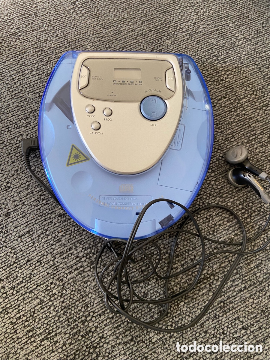 Antig&uuml;edades: Discman cd player funciona a&ntilde;os 90 - Foto 1