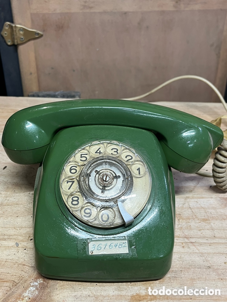 Tel&eacute;fonos: Antiguo tel&eacute;fono de disco. Francia - Foto 2