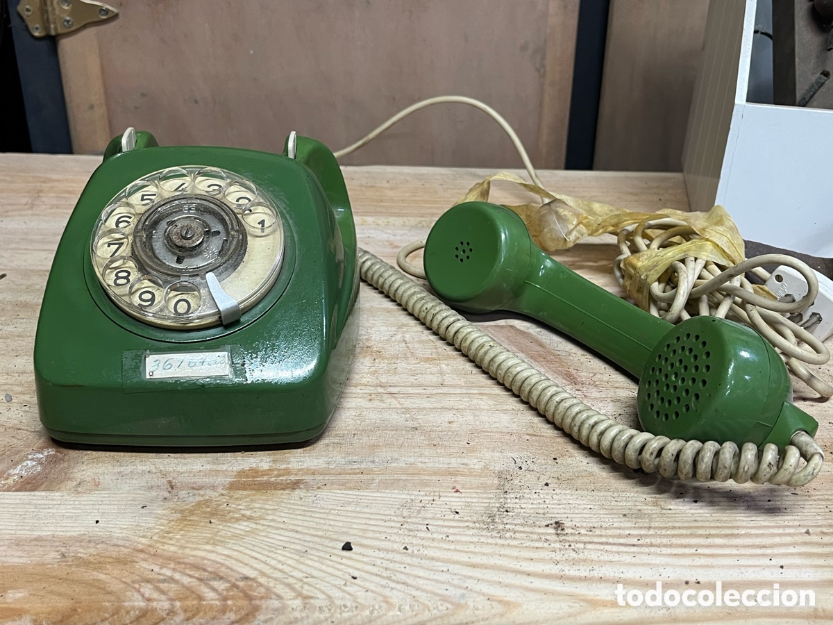 Tel&eacute;fonos: Antiguo tel&eacute;fono de disco. Francia - Foto 3