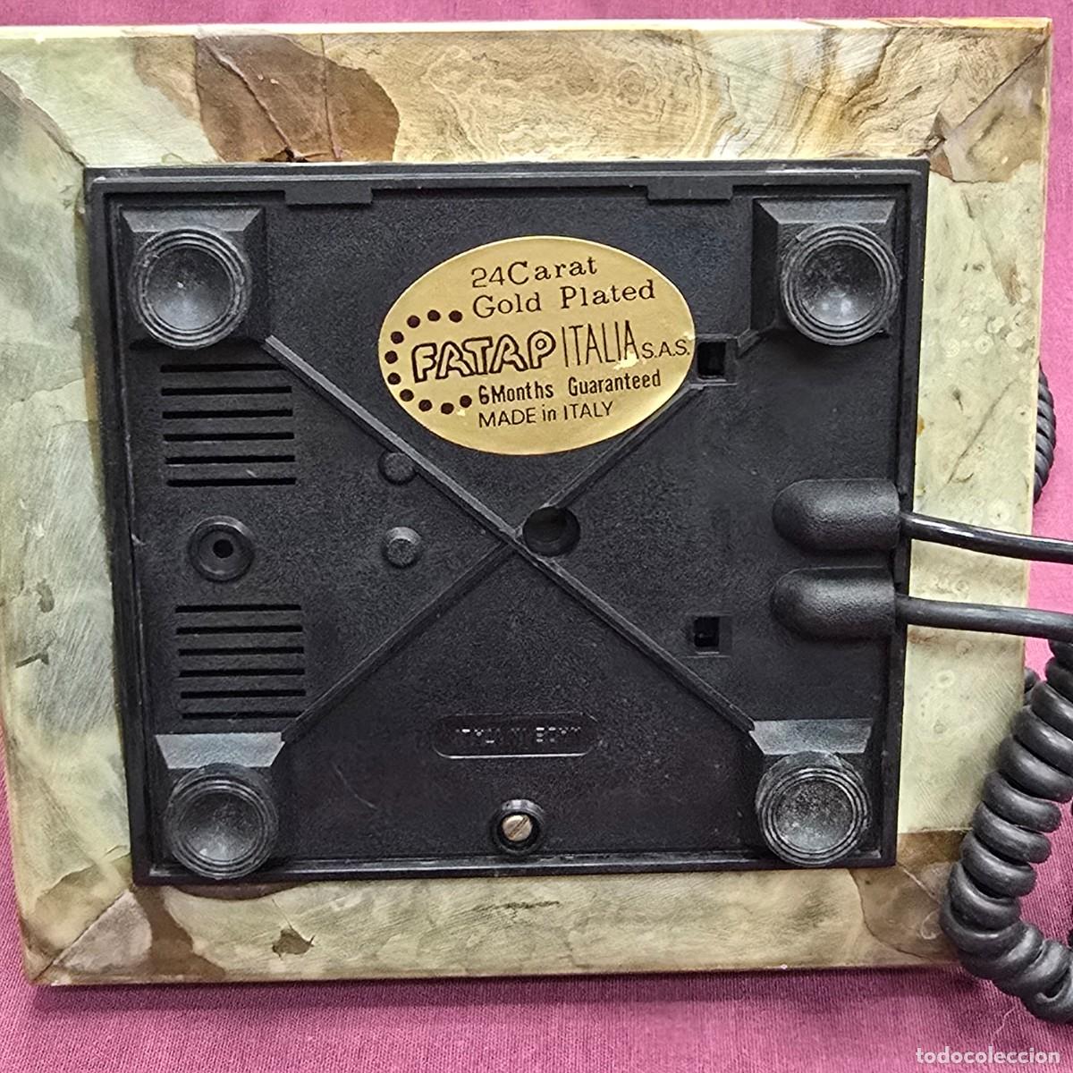 Tel&eacute;fonos: ANTIGUO TELEFONO DE MARMOL CON DISCO - Foto 9