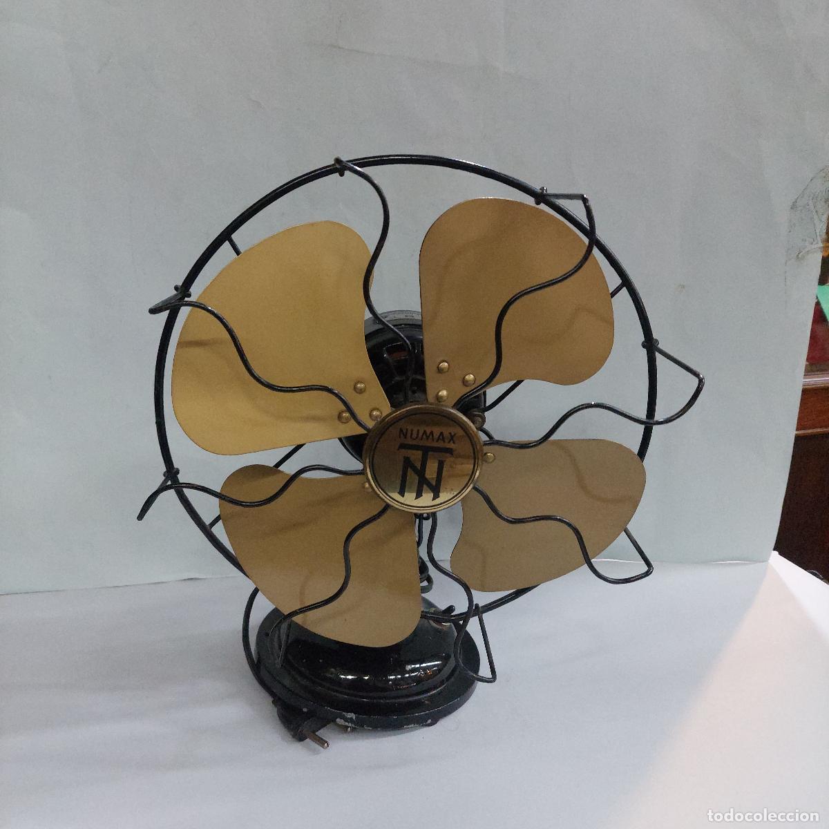 Antig&uuml;edades: Antiguo ventilador Numax A&ntilde;os 40 - Foto 1