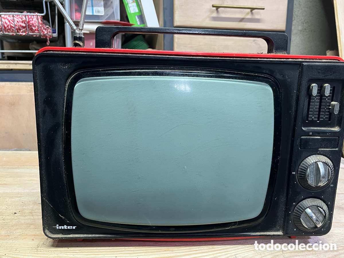 Antig&uuml;edades: ANTIGUO TELEVISOR INTER A&Ntilde;OS 60 ESTILO SPACE AGE - Foto 2