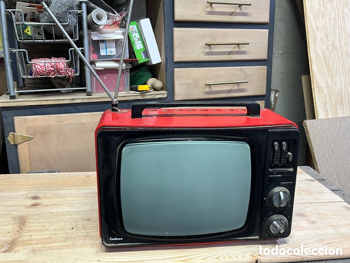 Antig&uuml;edades: ANTIGUO TELEVISOR INTER A&Ntilde;OS 60 ESTILO SPACE AGE - Foto 1