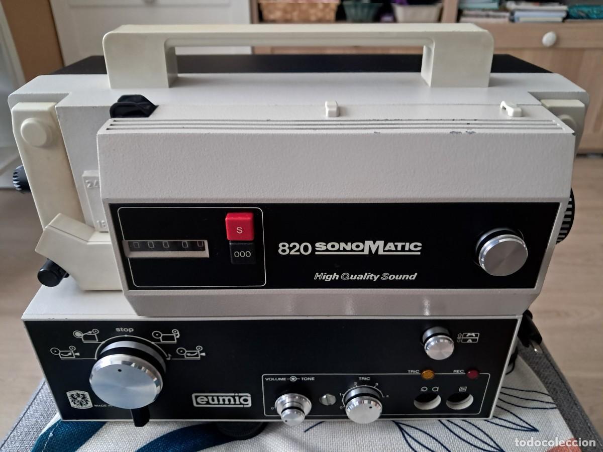 Antig&uuml;edades: Proyector Eumig 820 Sonomatic Super 8. A&ntilde;os 70. - Foto 1