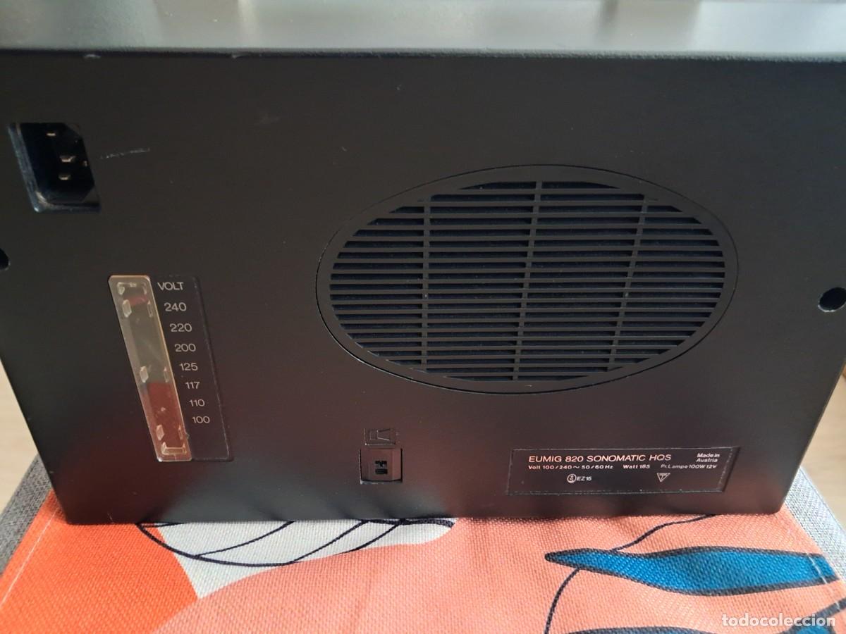 Antig&uuml;edades: Proyector Eumig 820 Sonomatic Super 8. A&ntilde;os 70. - Foto 4