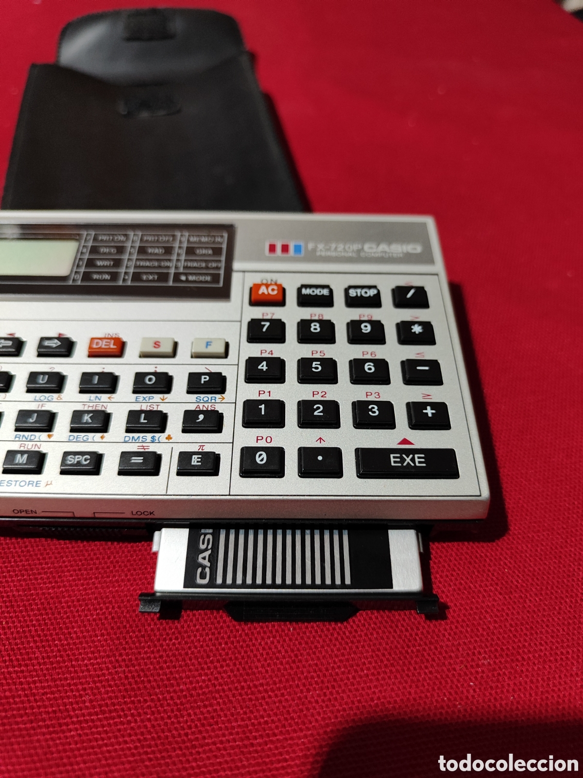 Antig&uuml;edades: FX - 720 P CASIO PERSONAL COMPUTER CON FUNDA LEER DESCRIPCI&Oacute;N - Foto 4