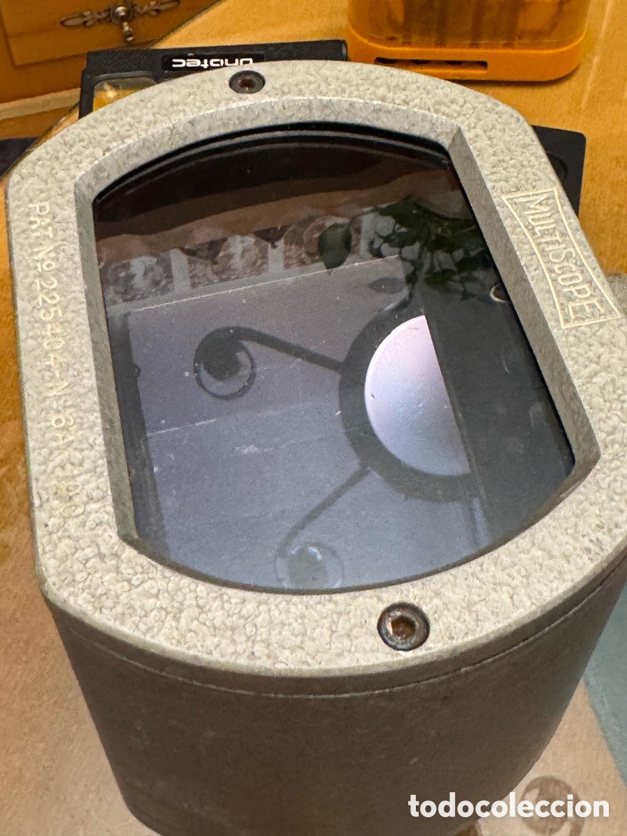 Antig&uuml;edades: 3 Multiscope para proyector de cine y 1 incompleto - Foto 8