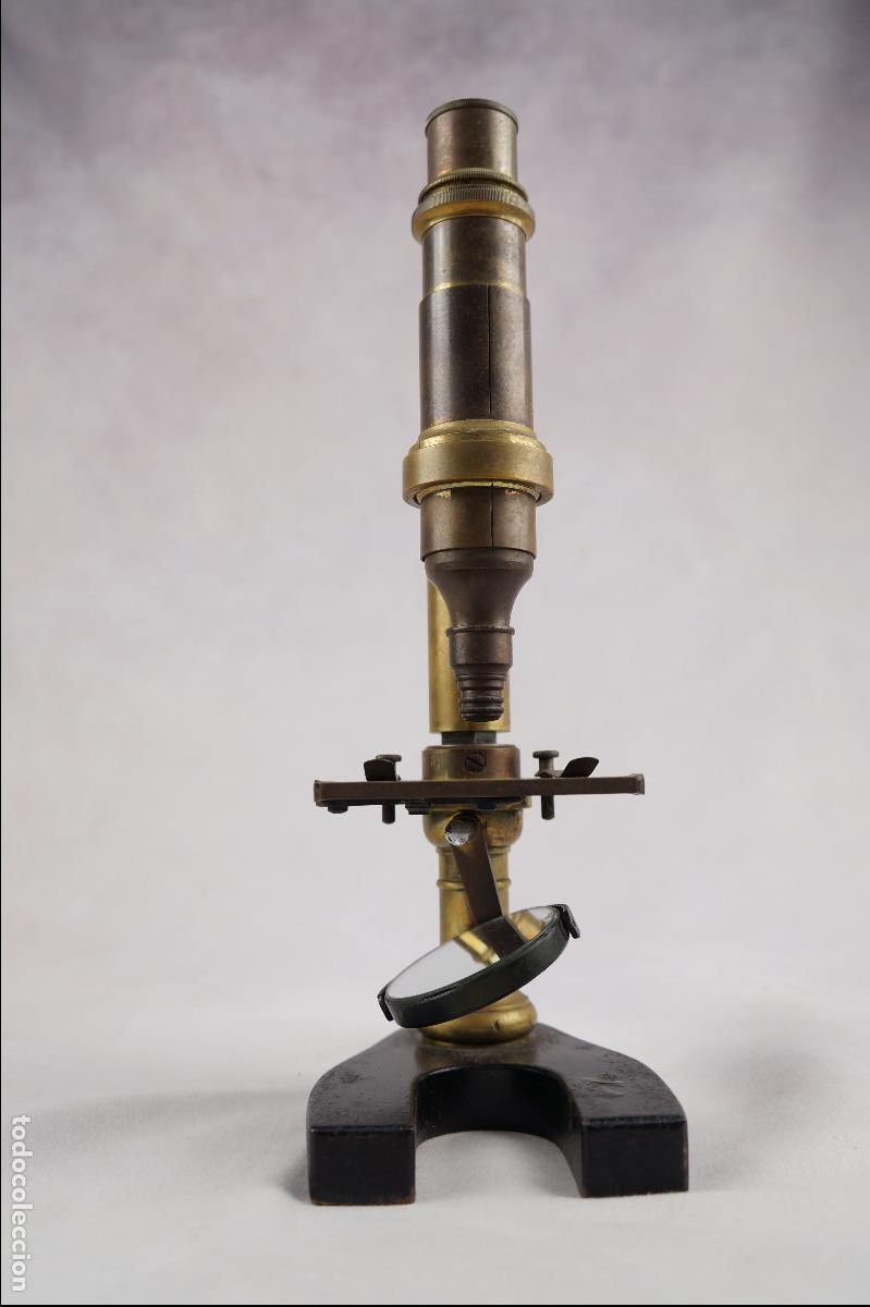 Antig&uuml;edades: Microscopio Nachet & Fils - Finales siglo XIX - Paris - Foto 2