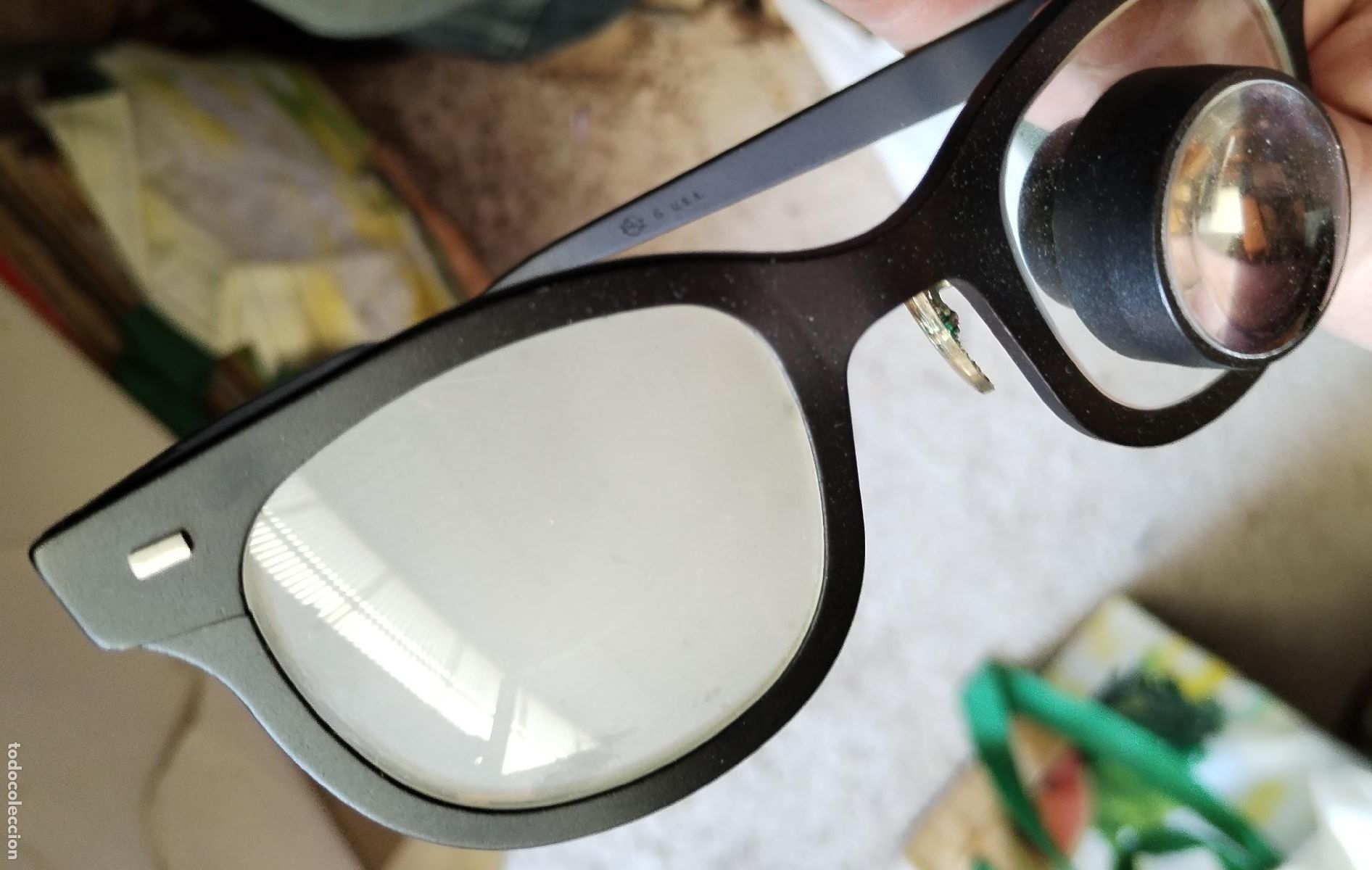 Antig&uuml;edades: gafas de joyero rayban u.s.a. - Foto 8