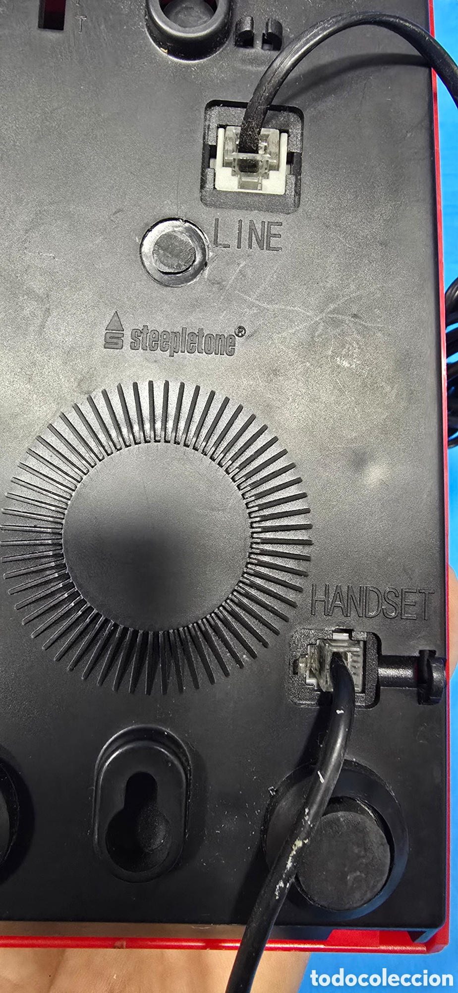Tel&eacute;fonos: RARO TELEFONO ROJO MARCA STEEPLETONE - Foto 8