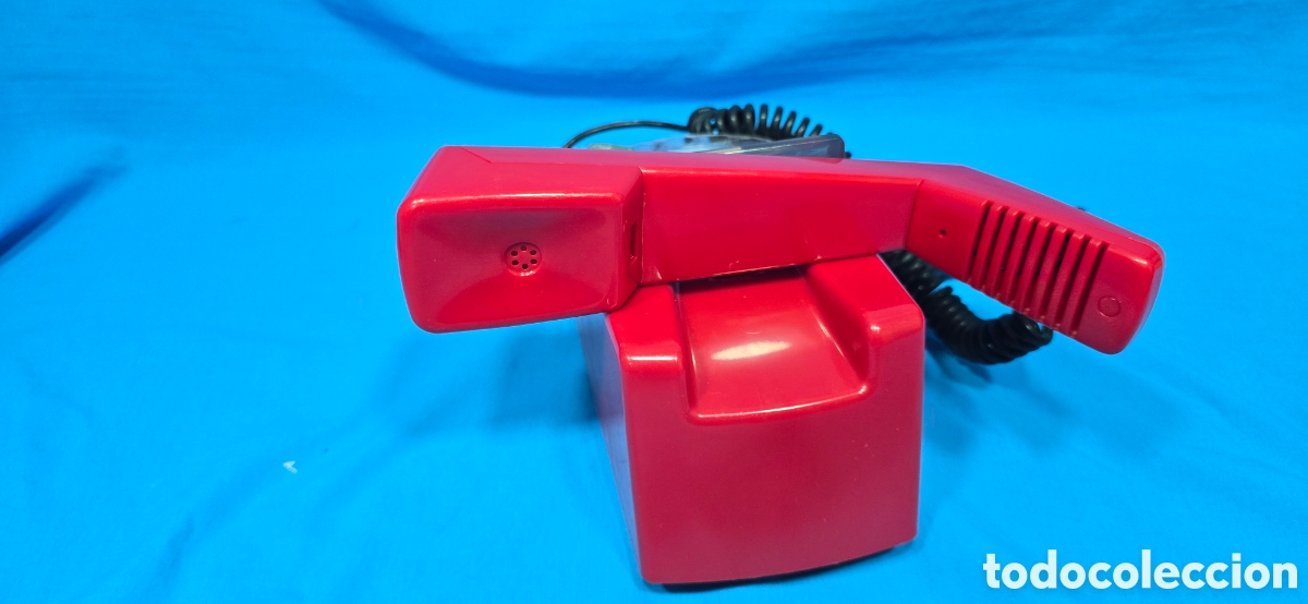 Tel&eacute;fonos: RARO TELEFONO ROJO MARCA STEEPLETONE - Foto 10
