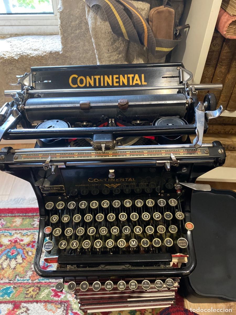 Antig&uuml;edades: M&aacute;quina de escribir Continental - Foto 1