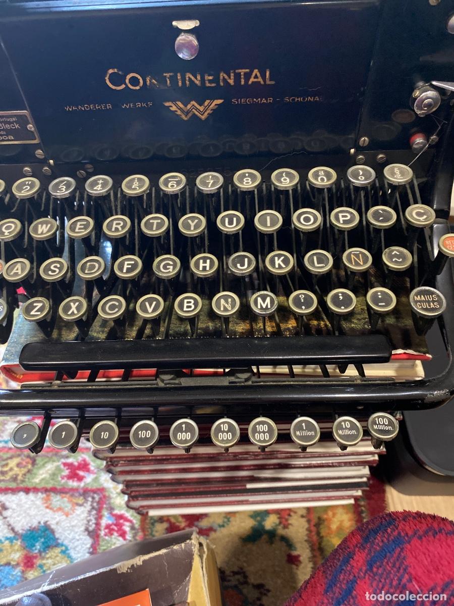 Antig&uuml;edades: M&aacute;quina de escribir Continental - Foto 2
