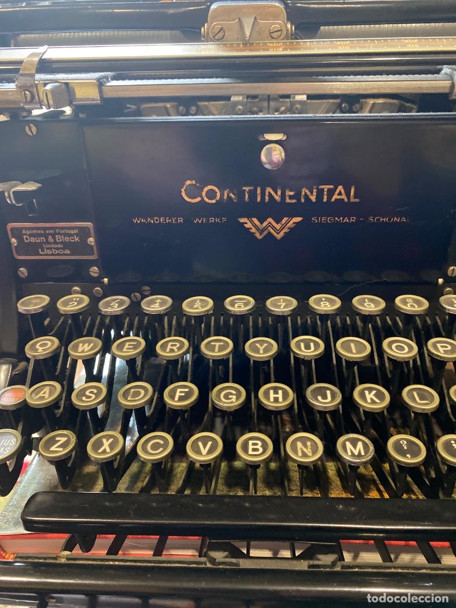 Antig&uuml;edades: M&aacute;quina de escribir Continental - Foto 3