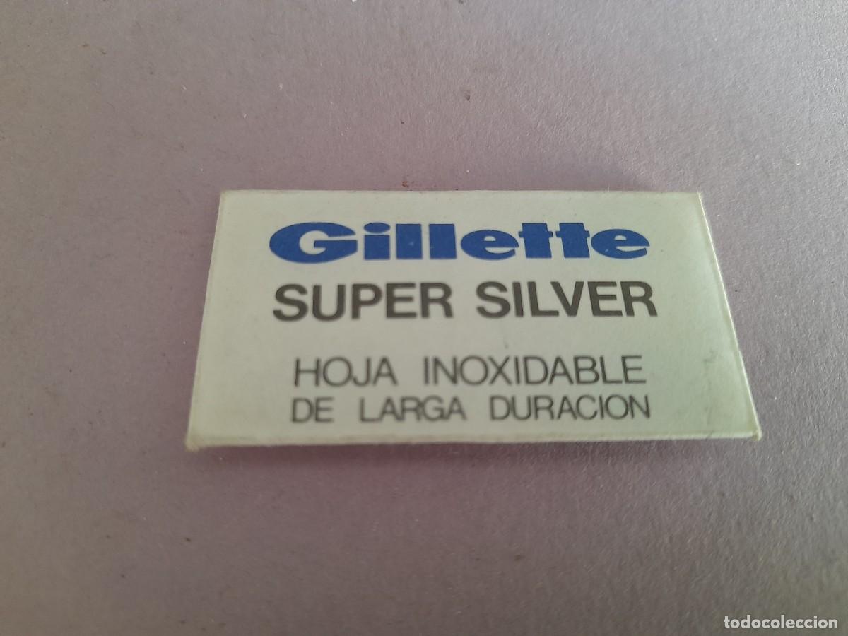 Antig&uuml;edades: hoja de afeitar gillette super silver - Foto 1