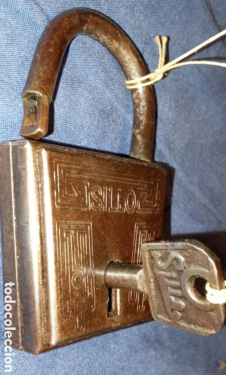 Antig&uuml;edades: CANDADO ORIGINAL SILLO .UNA LLAVE ORIGINAL SILLO - Foto 3