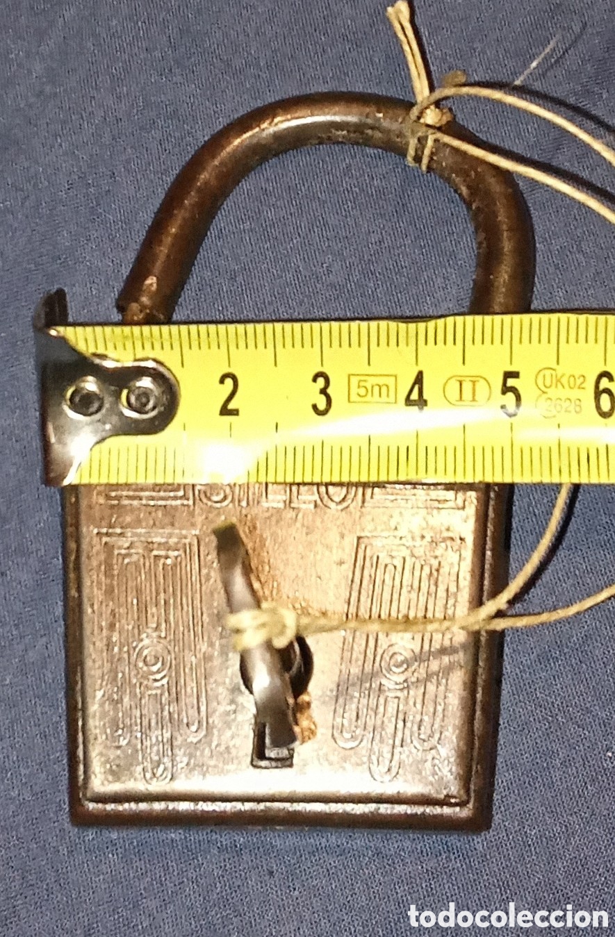 Antig&uuml;edades: CANDADO ORIGINAL SILLO .UNA LLAVE ORIGINAL SILLO - Foto 7