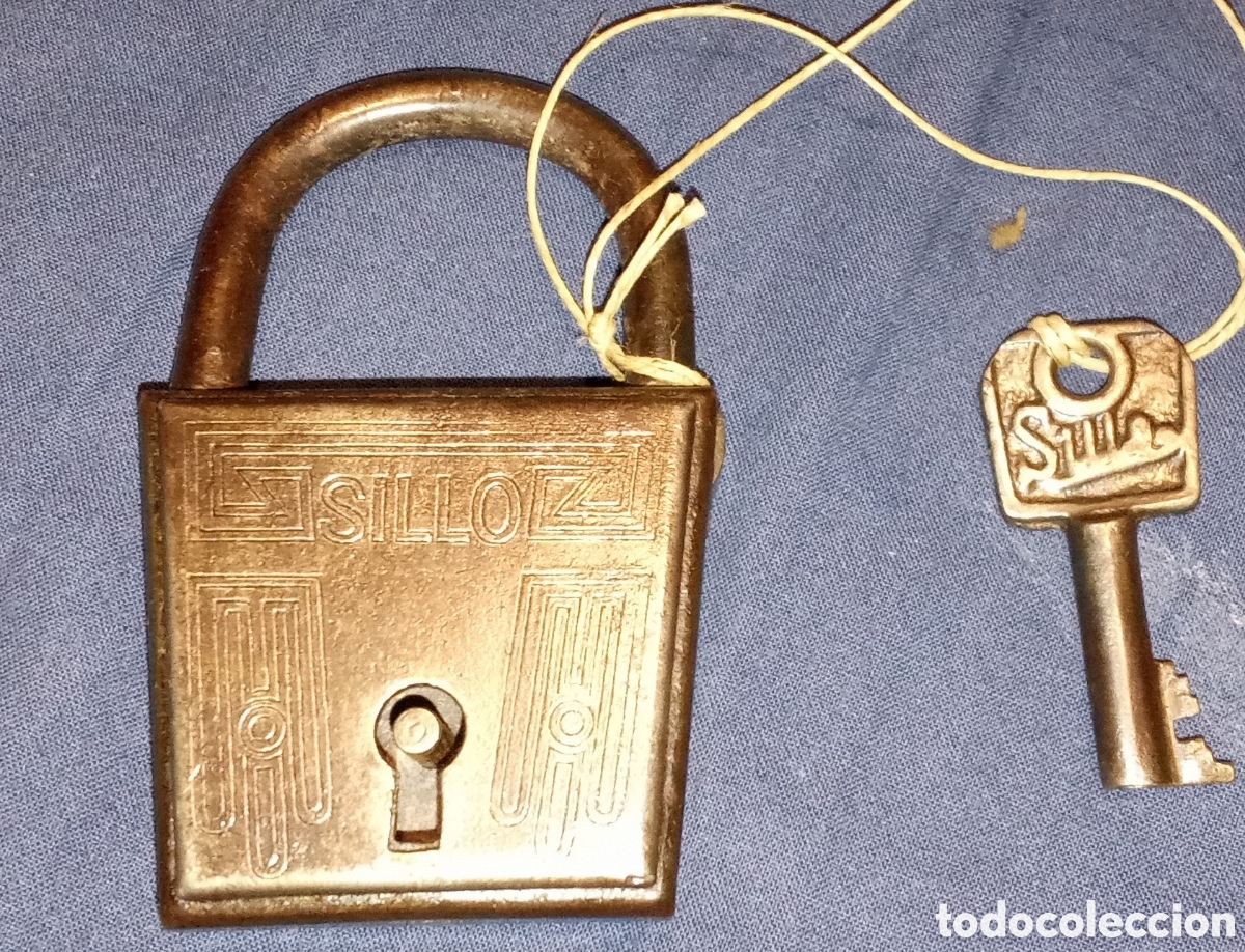 Antig&uuml;edades: CANDADO ORIGINAL SILLO .UNA LLAVE ORIGINAL SILLO - Foto 1