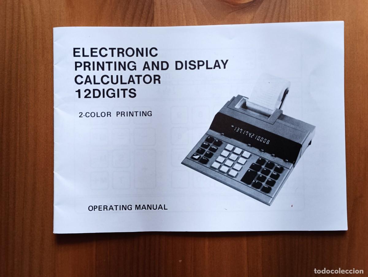 Antig&uuml;edades: CALCULADORA ELECTRICA CON IMPRESORA Y PANTALLA - Foto 10
