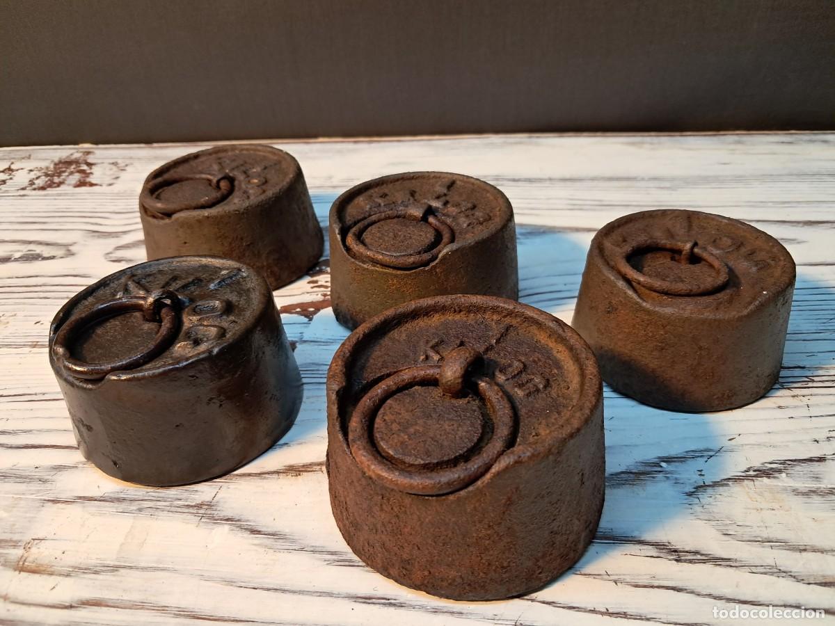 Antig&uuml;edades: PESA ANTIGUA DE 1 Kg - Foto 2