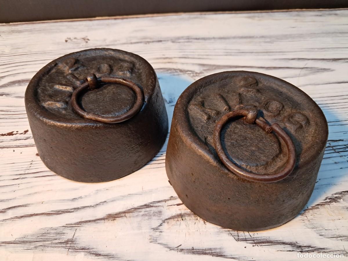 Antig&uuml;edades: PESA ANTIGUA DE 2 Kg - Foto 2