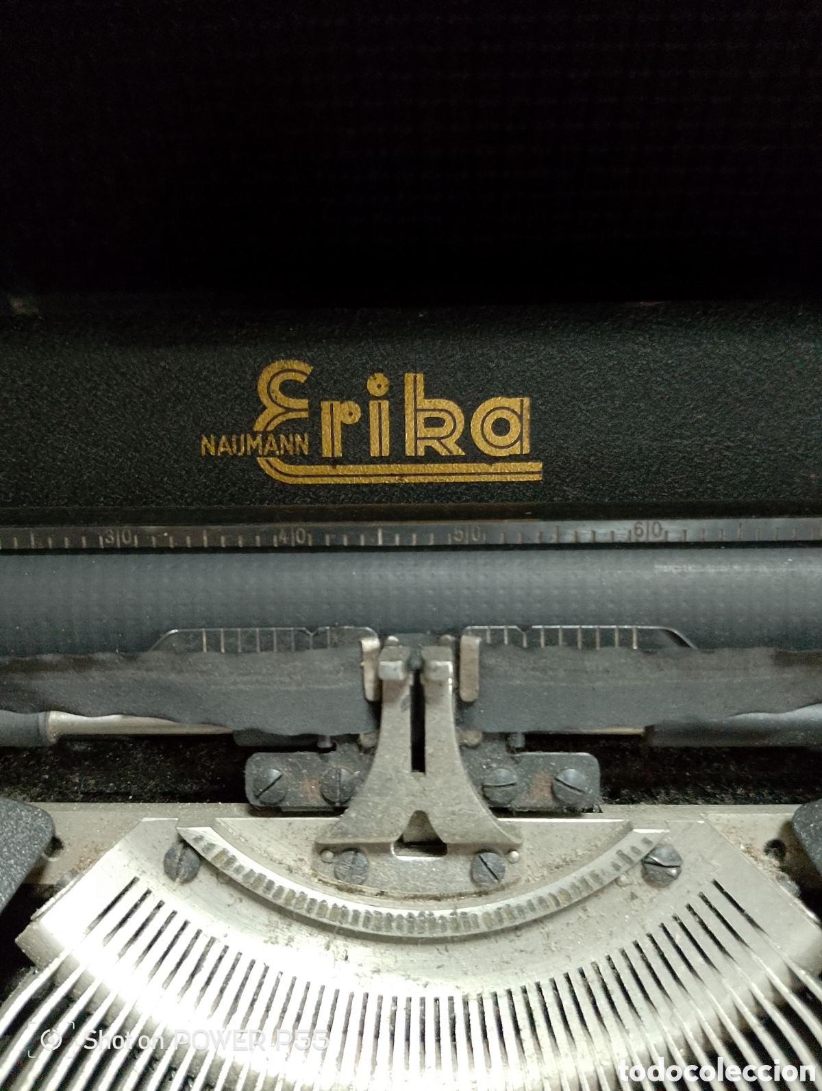 Antig&uuml;edades: M&aacute;quina de escribir marca erika - Foto 2