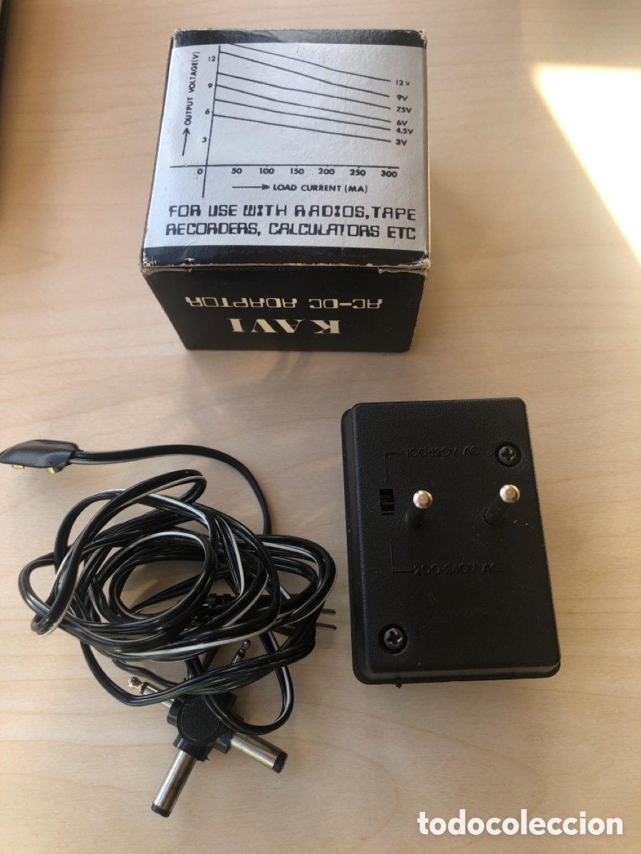 Antig&uuml;edades: Adaptador universal AC/DC. Marca Kavi. ASM - Foto 2