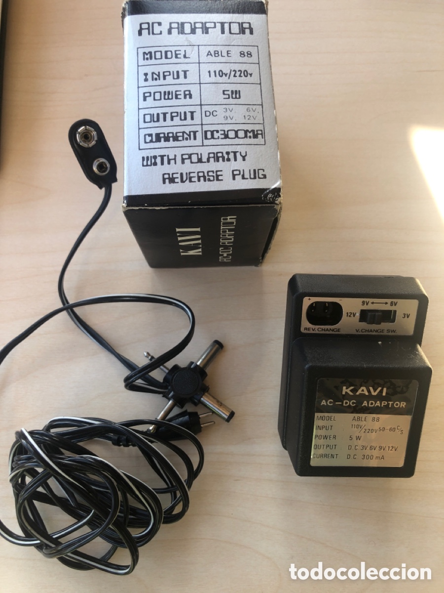 Antig&uuml;edades: Adaptador universal AC/DC. Marca Kavi. ASM - Foto 3