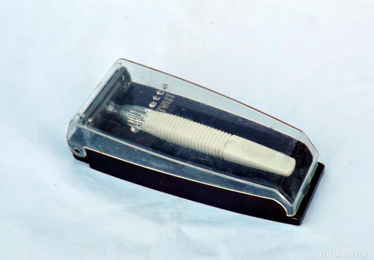 Antig&uuml;edades: MAQUINILLA DE AFEITAR GILLETTE SLIM TWIST - Foto 3