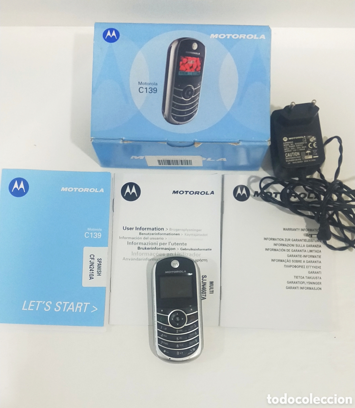 Tel&eacute;fonos: Tel&eacute;fono celular Motorola C139 Silver - Foto 1
