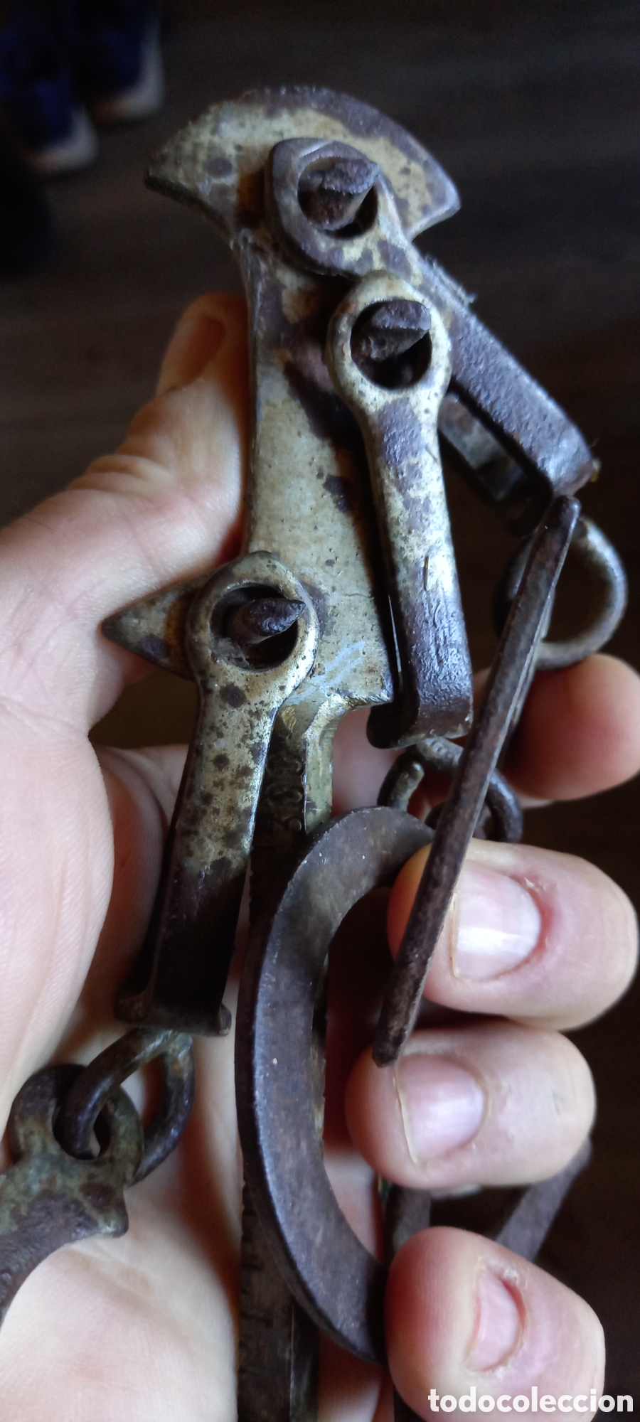 Antig&uuml;edades: ANTIGUA BALANZA O BASCULA ROMANA - Foto 2