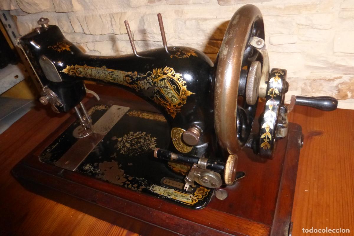 Antig&uuml;edades: ANTIGUA MAQUINA DE COSER SINGER - Foto 4