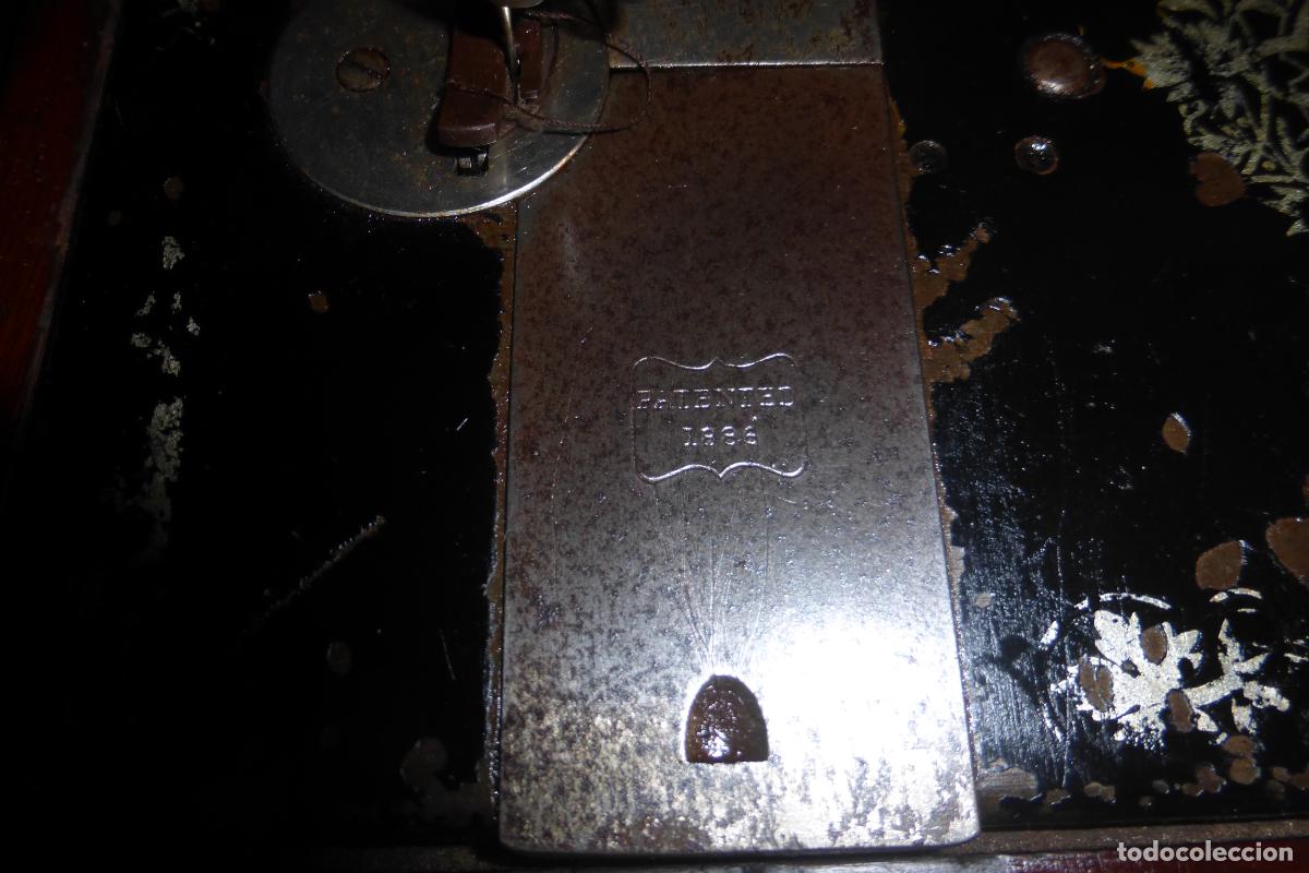 Antig&uuml;edades: ANTIGUA MAQUINA DE COSER SINGER - Foto 6