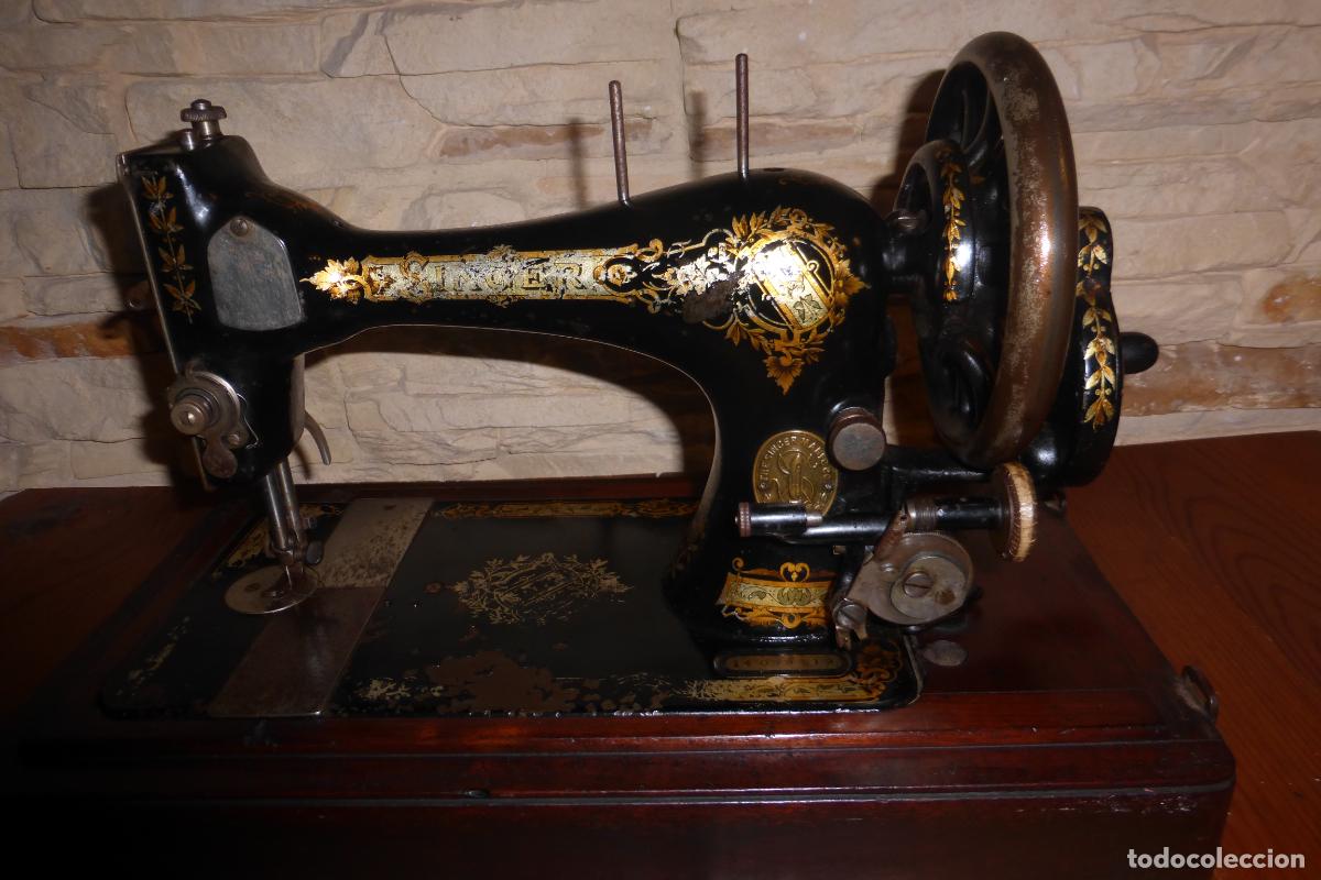 Antig&uuml;edades: ANTIGUA MAQUINA DE COSER SINGER - Foto 1