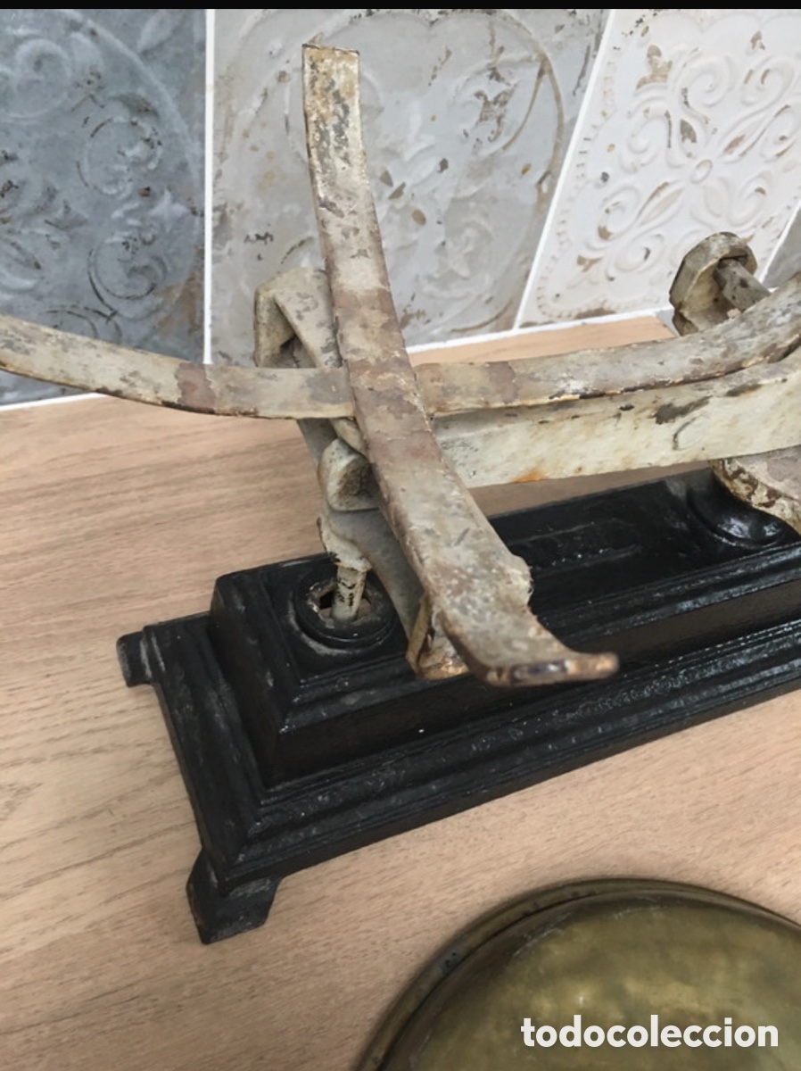 Antig&uuml;edades: Antigua balanza francesa de platillos - Foto 10