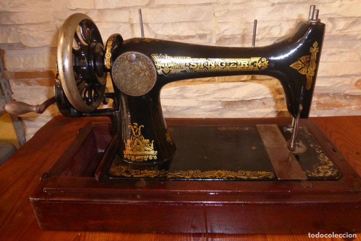 Antig&uuml;edades: ANTIGUA MAQUINA DE COSER SINGER - Foto 2