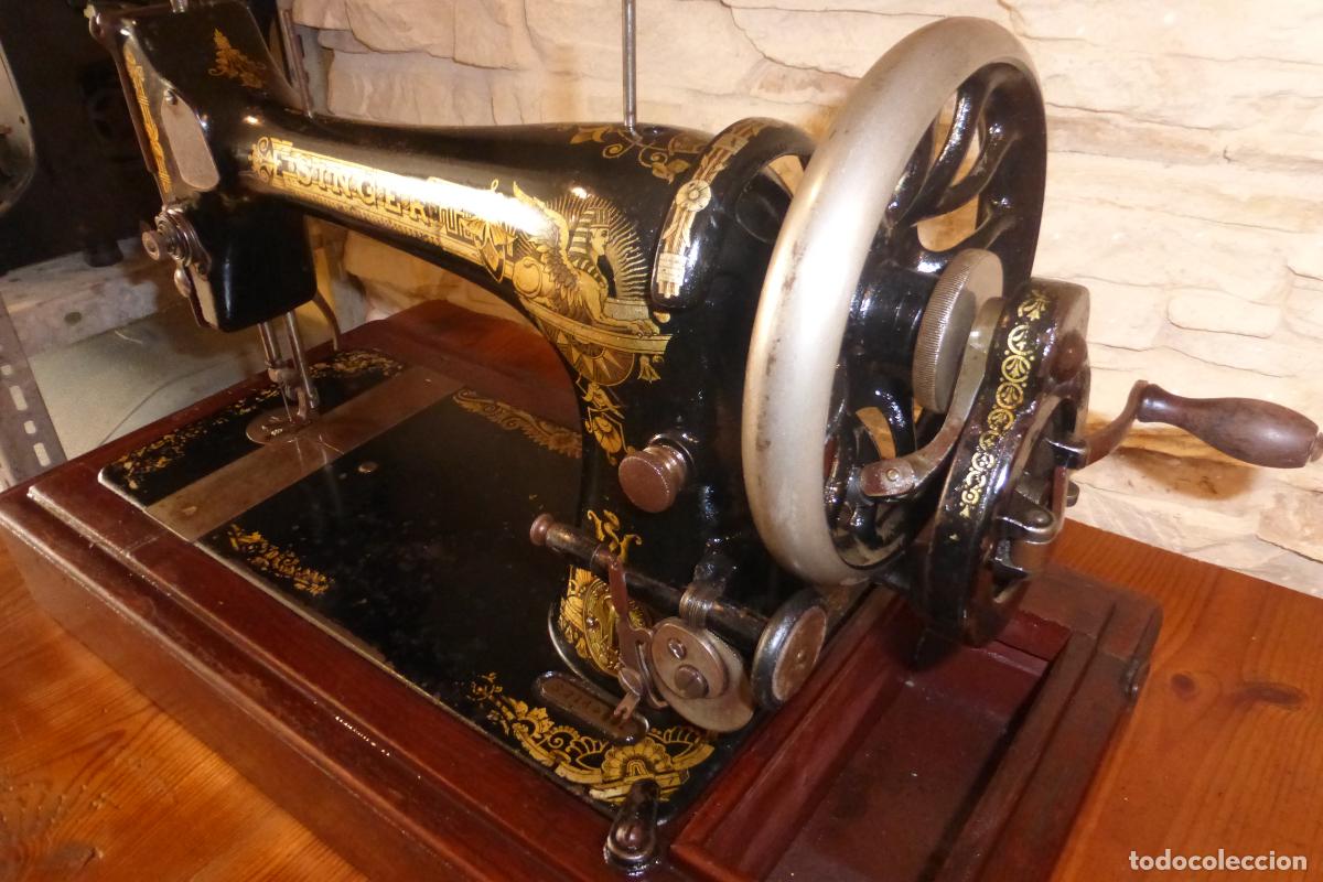 Antig&uuml;edades: ANTIGUA MAQUINA DE COSER SINGER - Foto 3