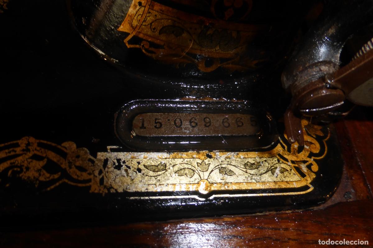 Antig&uuml;edades: ANTIGUA MAQUINA DE COSER SINGER - Foto 6