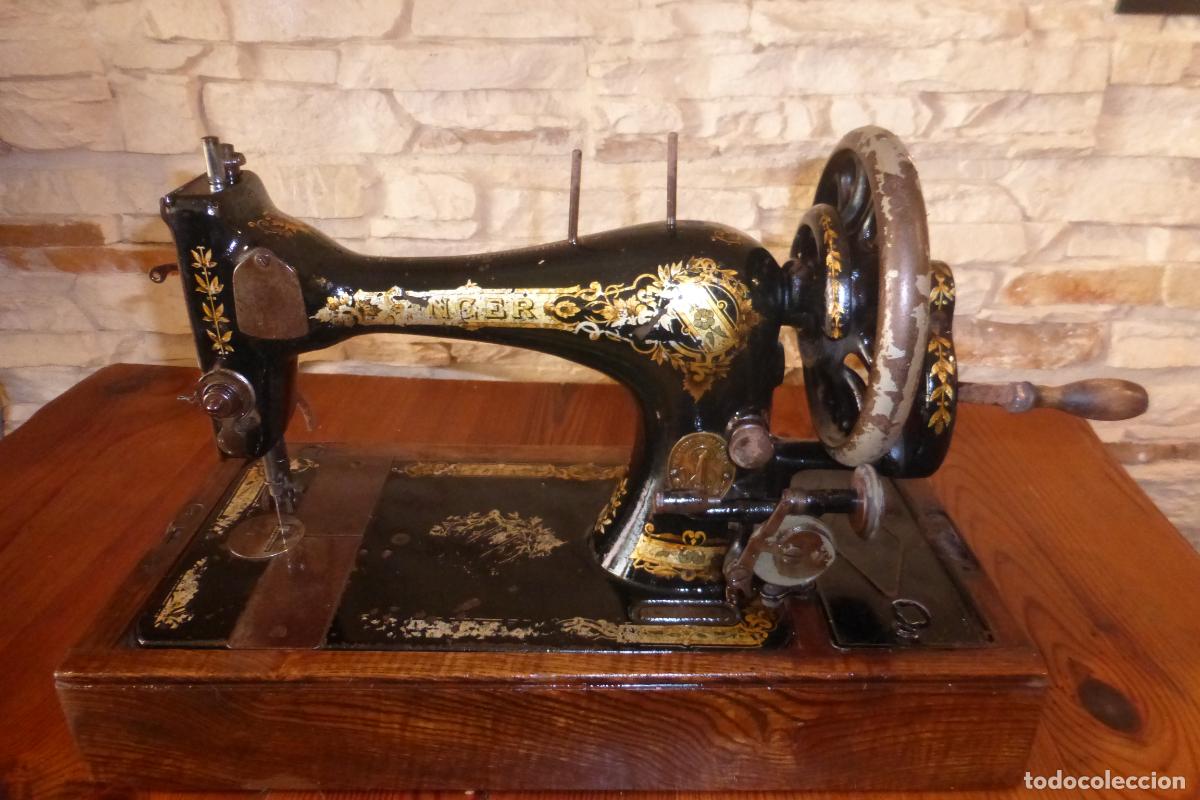 Antig&uuml;edades: ANTIGUA MAQUINA DE COSER SINGER - Foto 1