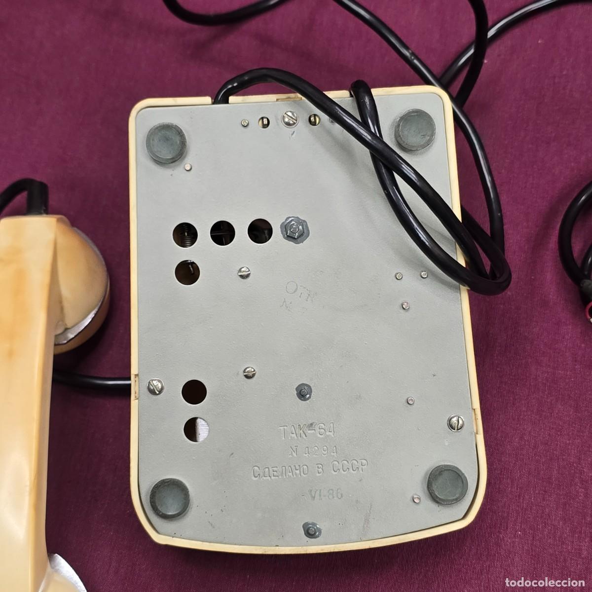 Tel&eacute;fonos: TELEFONO DE LA URSS. MODELO TAK-64. - Foto 5