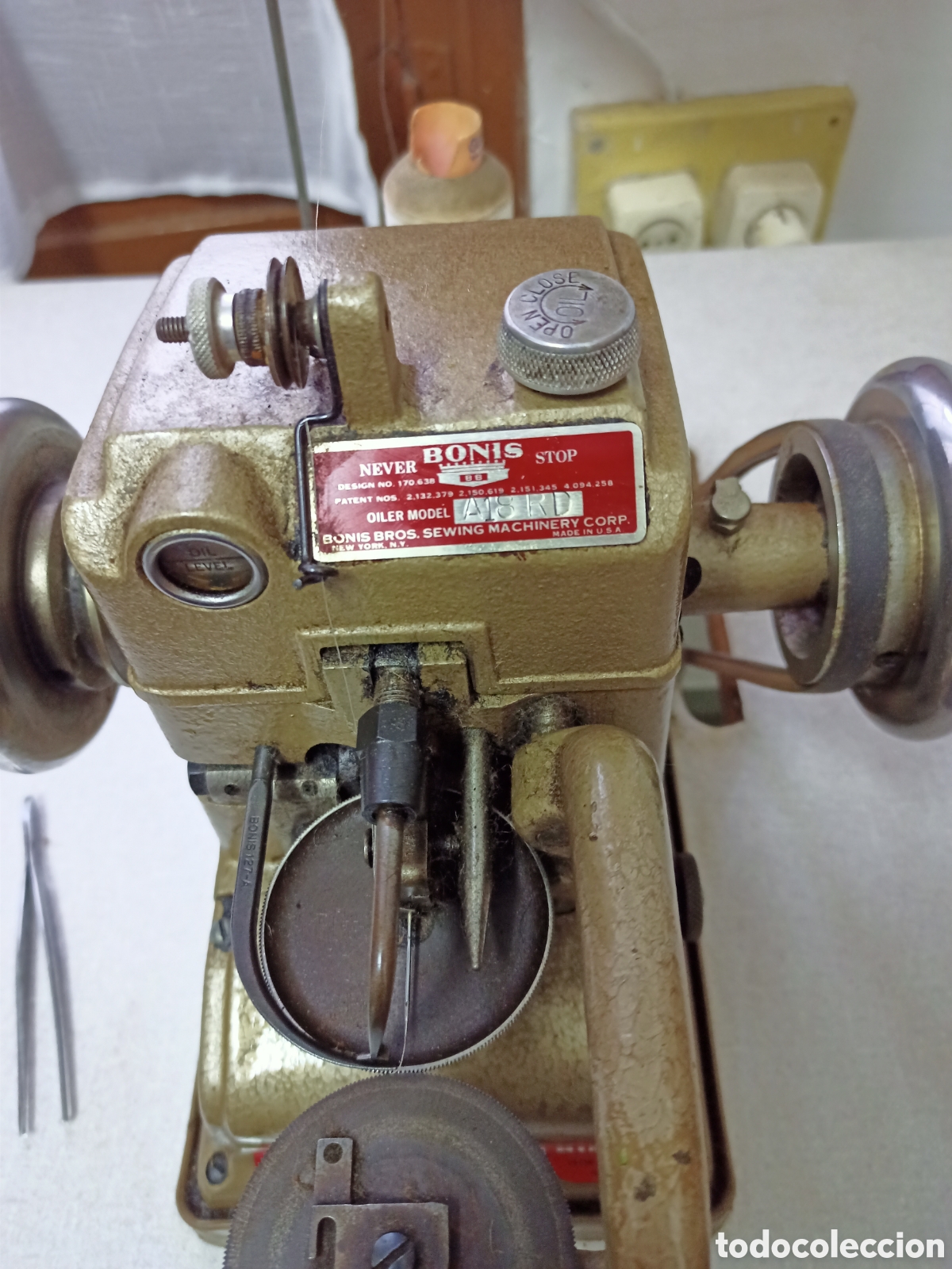 Antig&uuml;edades: M&agrave;quina peletera marca Bonis.Funcionando. - Foto 5