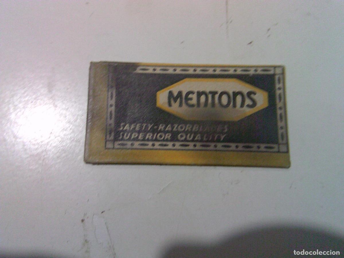 Antig&uuml;edades: Cuchilla de afeitar antigua Mentons - Foto 1